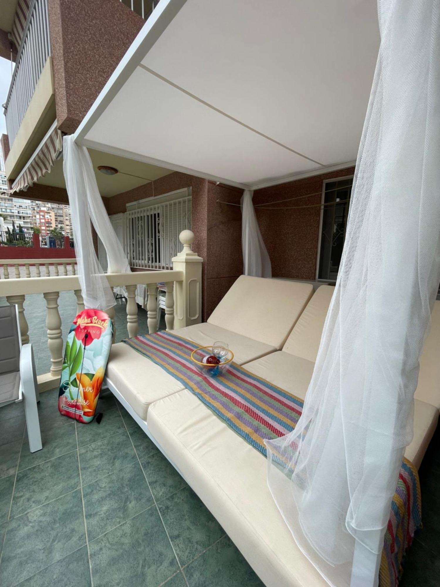 Super Terrace Levante Front Line Apartment Los Ranchos Self Check-In, Free Parking ベニドルム エクステリア 写真