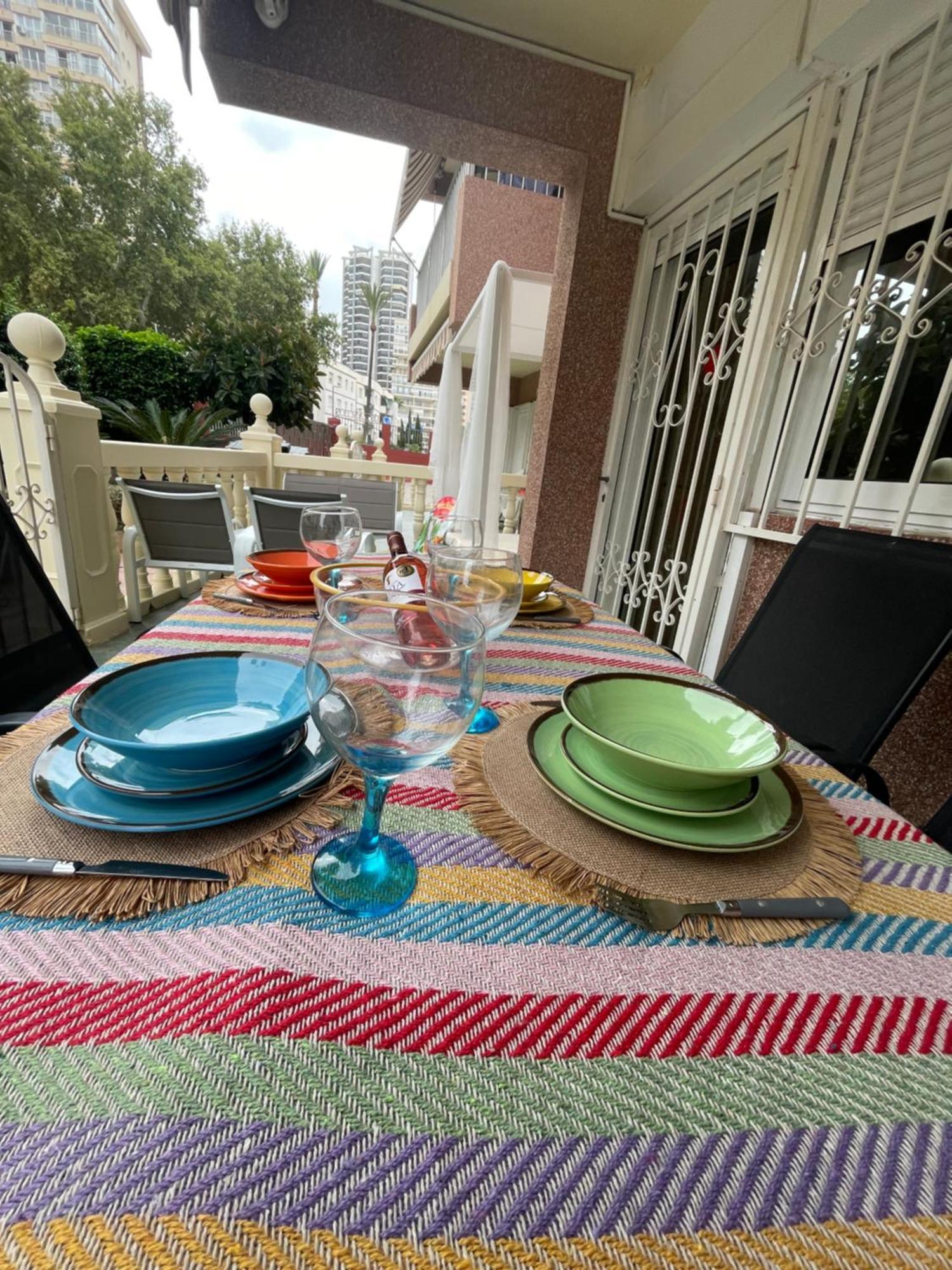Super Terrace Levante Front Line Apartment Los Ranchos Self Check-In, Free Parking ベニドルム エクステリア 写真