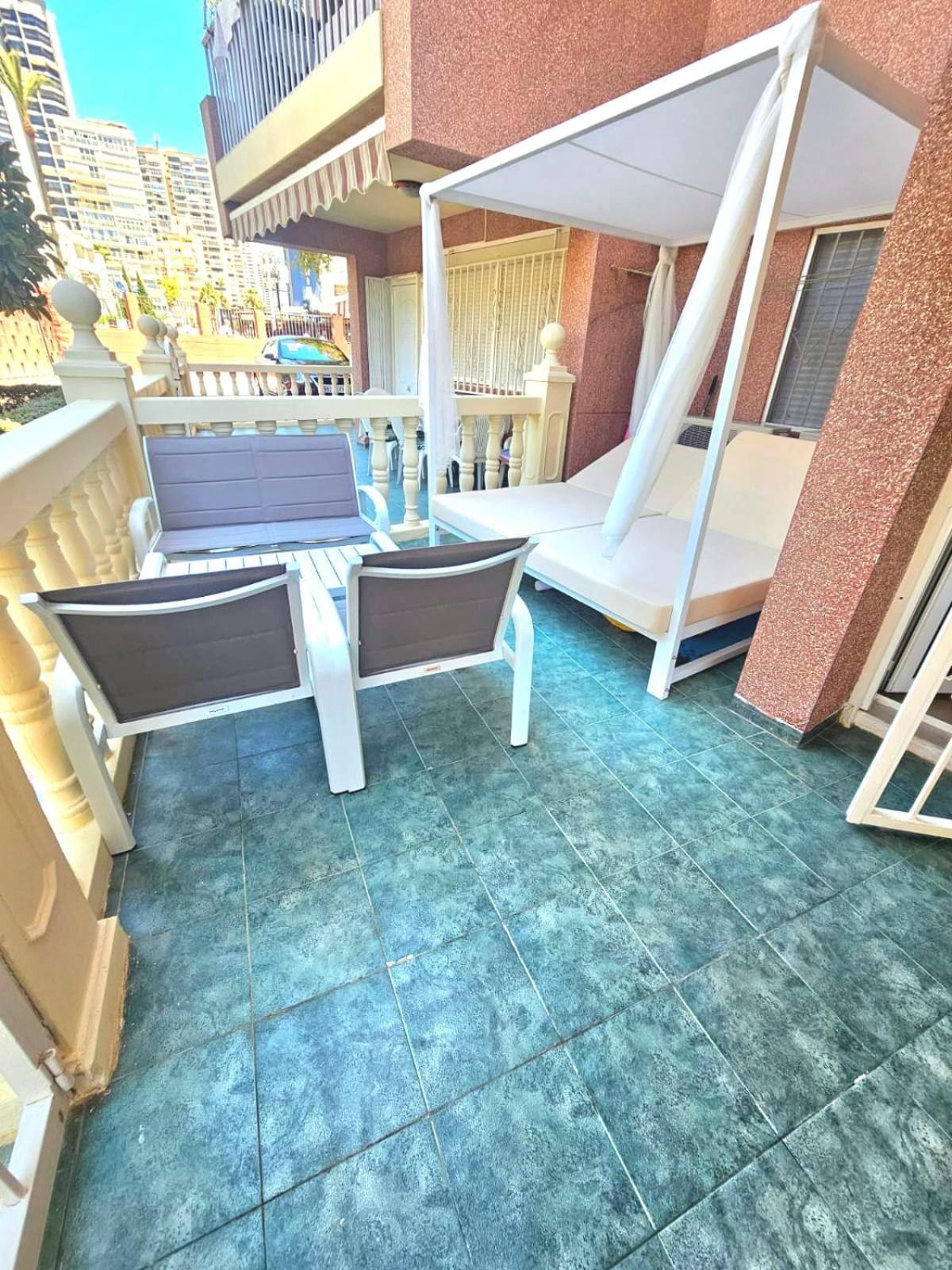 Super Terrace Levante Front Line Apartment Los Ranchos Self Check-In, Free Parking ベニドルム エクステリア 写真
